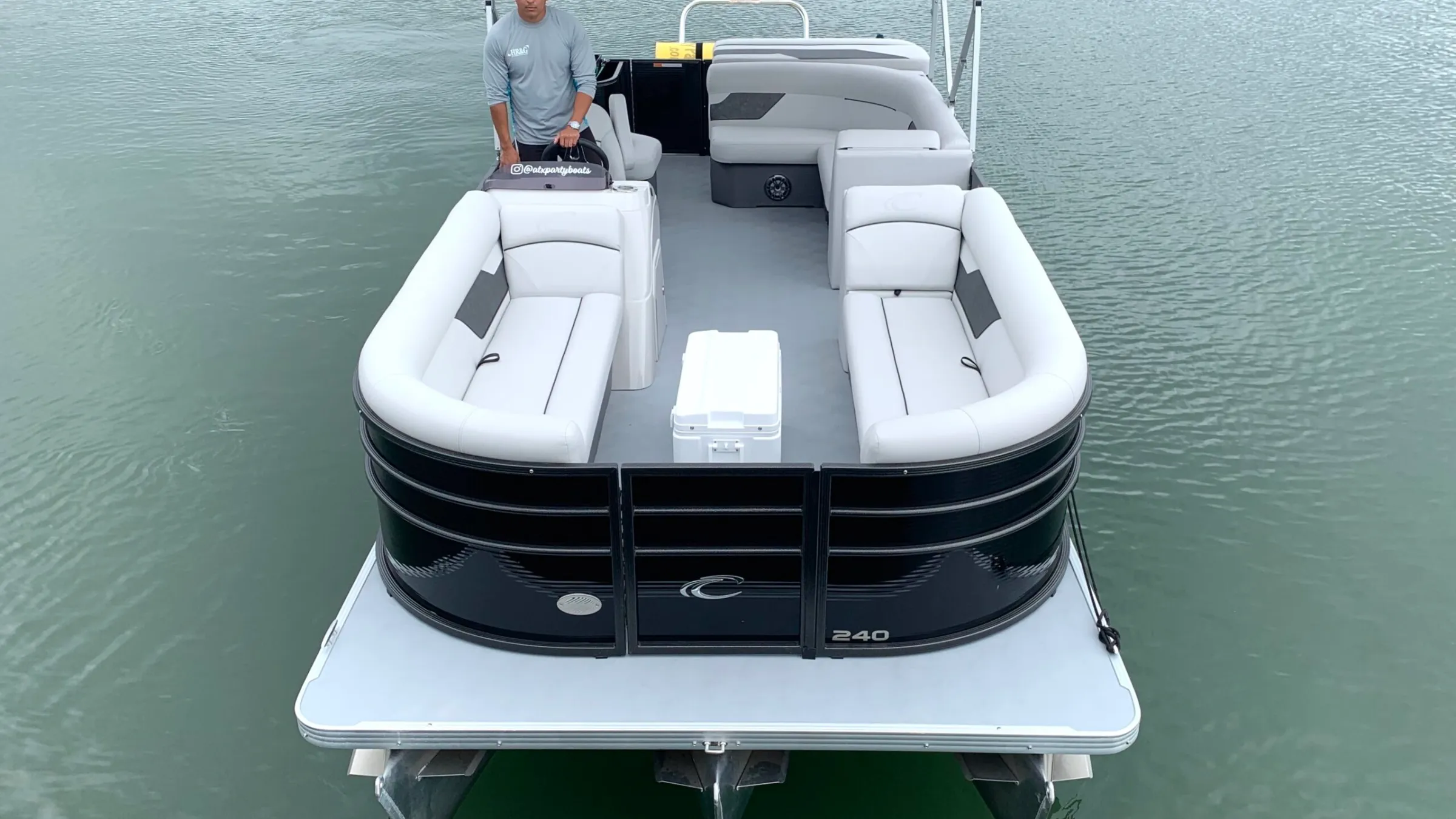 a small boat in a body of water