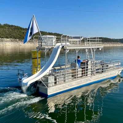 a boat on a body of water