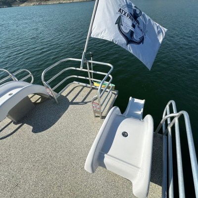 a small boat in a body of water