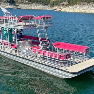 a small boat in a body of water