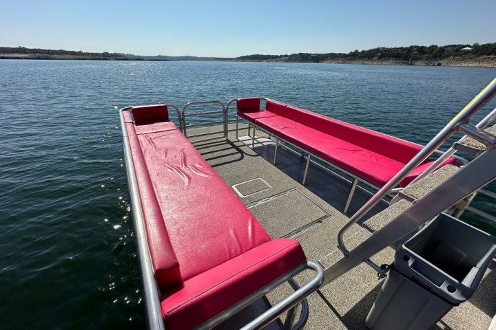 a small boat in a body of water