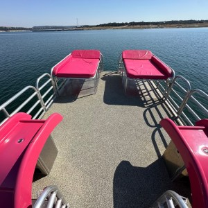a boat parked next to a body of water