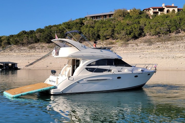 a boat that is floating in the water
