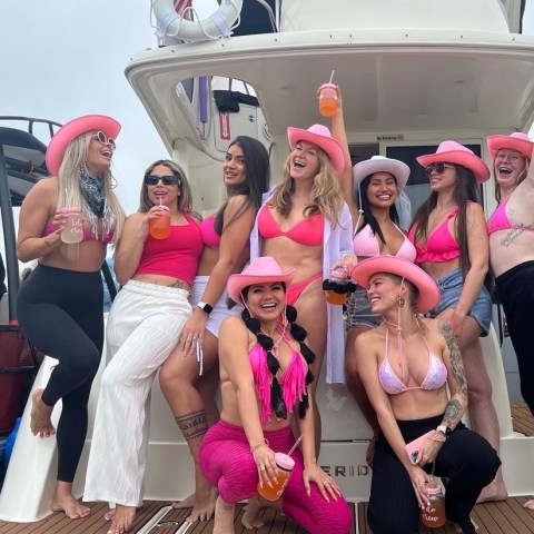 a group of people posing for the camera